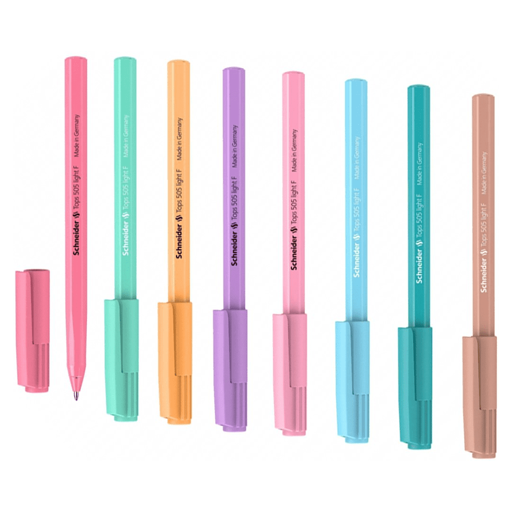 Ручка шариковая "Schneider Tops 505 F Pastel" 0,4мм, стержень синий, ассорти - 2