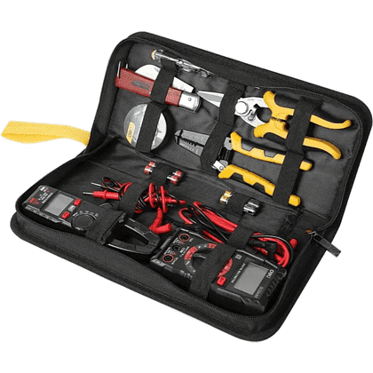 Набор инструментов "Deli", 7 предметов, сумка, черный