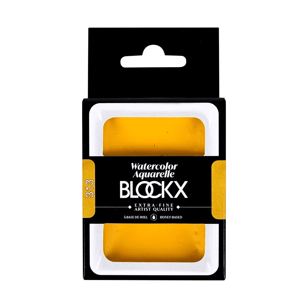 Краски акварельные "Blockx. Giant pan", 313 основной желтый, 18 мл., кювета