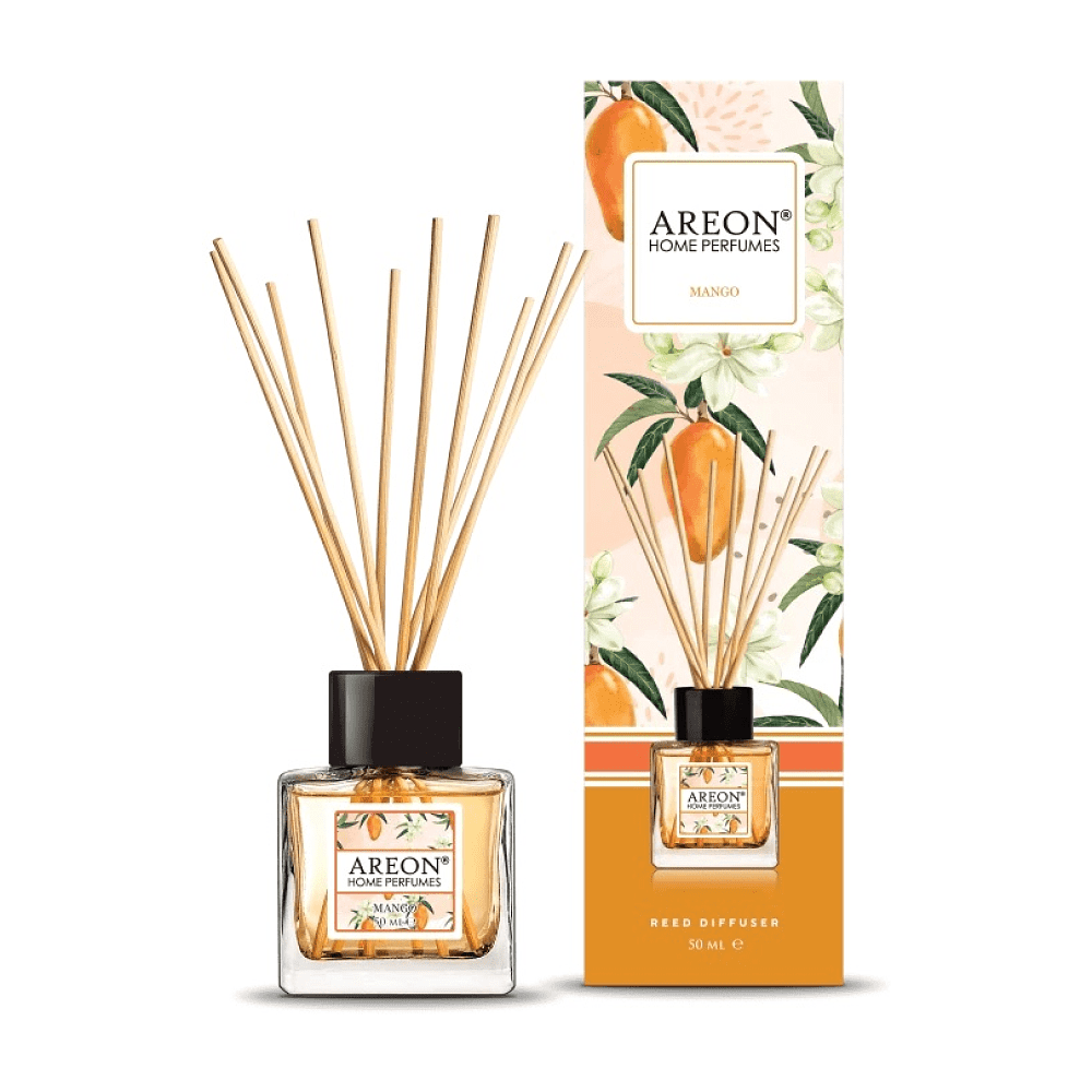 Аромадиффузор Areon Home perfume Botanic sticks манго, 50 мл