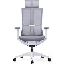 Кресло для руководителя SitZone E-303-001A-P1-WH, сетка, пластик, серый, -30%