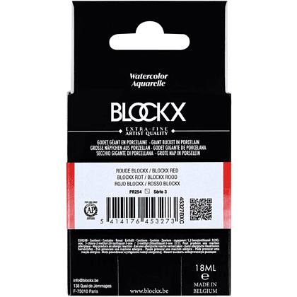 Краски акварельные "Blockx. Giant pan", 327 красный Блокс, 18 мл., кювета - 5