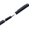 Набор ручек "Shadow": ручка шариковая автоматическая и роллер, черный, серебристый - 4