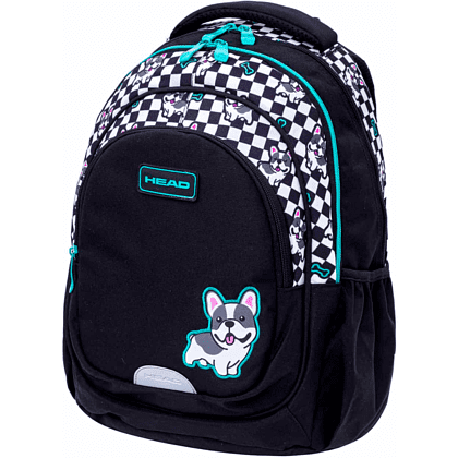 Рюкзак школьный "Cute Puppy", черный - 2