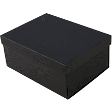 Коробка картонная, 220х160х95 мм, черный