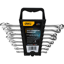 Набор ключей комбинированных "Deli"