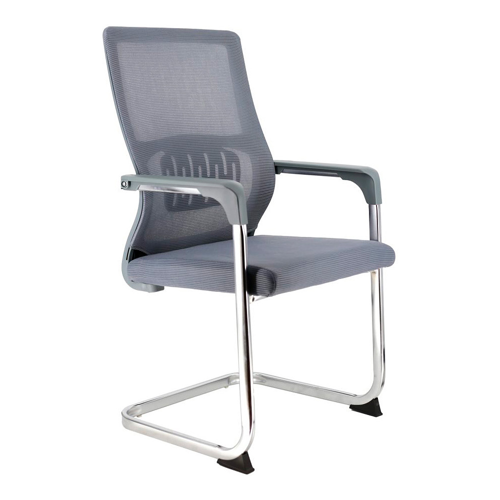 Кресло для посетителей EVERPROF EP-510 CF сетчатая ткань, серый