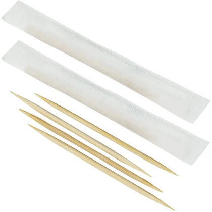 Зубочистки в индивидуальной бумажной упаковке, 1000 шт/упак - 2