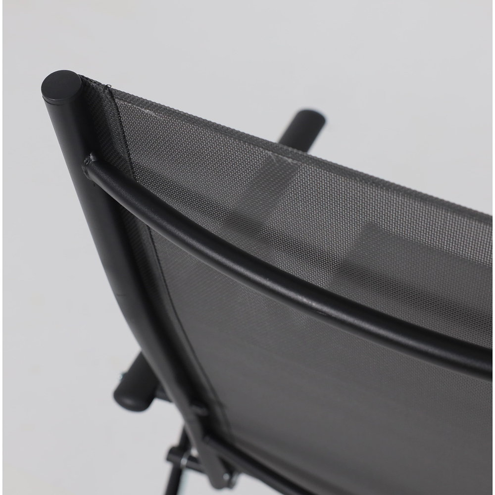 Кресло садовое AksHome CATANIA, ткань, серый, черный - 11