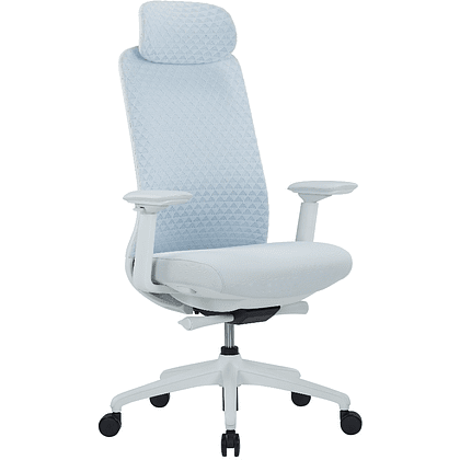 Кресло для руководителя SitZone CH-531A-BS, ткань, пластик, белый, -30%