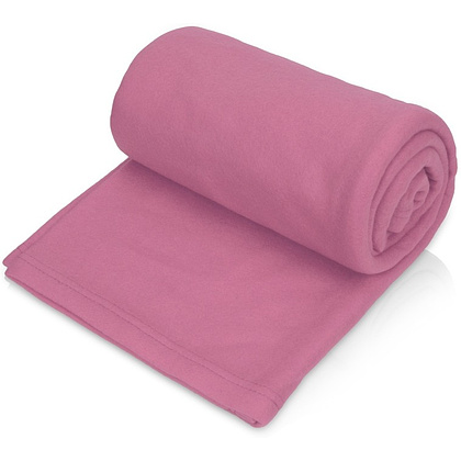 Плед флисовый "Polar", пыльно-розовый