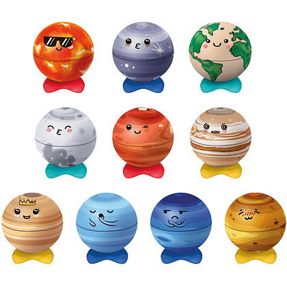 Точилка "Planet", 1 отверстие, ассорти