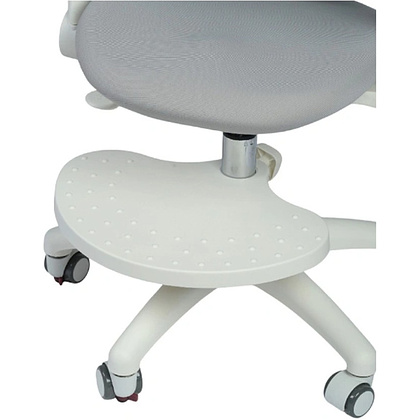 Кресло детское YOKA YC-4 Otis, сетчатая ткань, серый, пластик, белый - 4