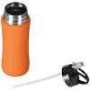 Бутылка для воды "Bottle C1", 600 мл, софт.-тач, оранжевый - 3