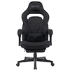 Кресло игровое BRAVE WS-5-1 Wong Black, ткань, черный - 4