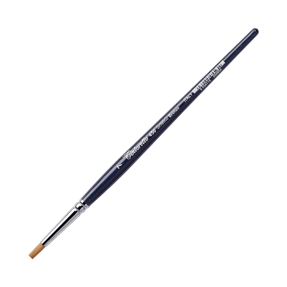 Кисть для рисования "Tintoretto Bronze", синтетика, круглая, №7