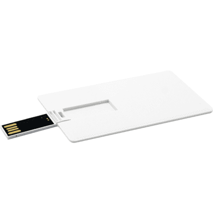 USB Flash 2.0 16 Gb VDK-009, пластик, кредитка, белый  - 2