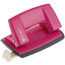 Дырокол "Aion-10G", 10 листов, розовый