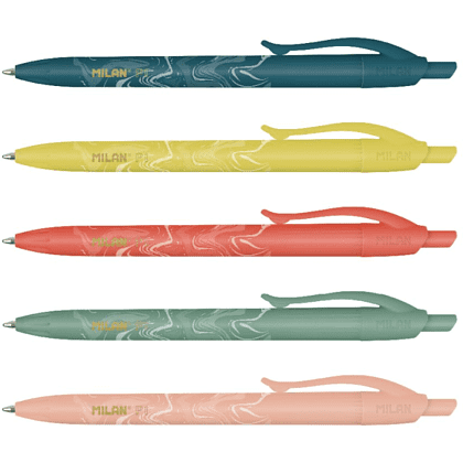 Ручка шариковая автоматическая "P1 Lava", 1 мм, ассорти, стерж. синий