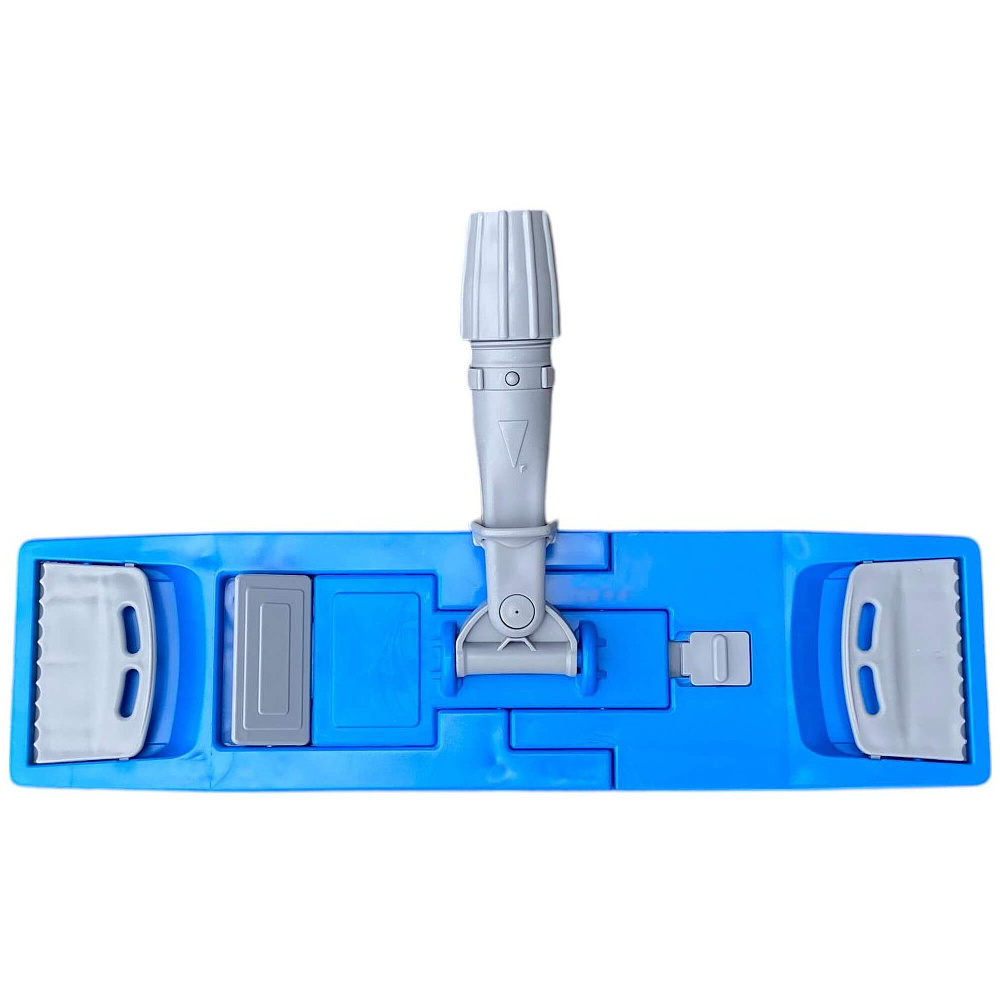 Держатель для мопов с зажимами, 40 см, синий, серый - 2