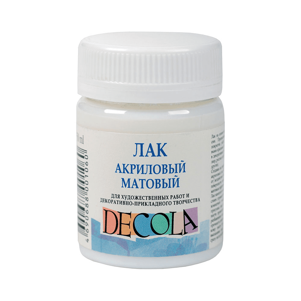 Лак акриловый "Decola", матовый, 50 мл