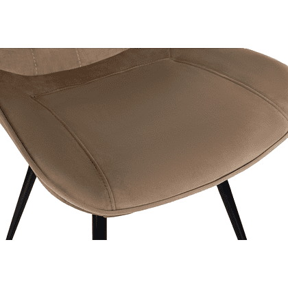 Стул Бюрократ "CH-K2_2", ткань, светло-коричневый, металл, комплект 2 штуки - 8