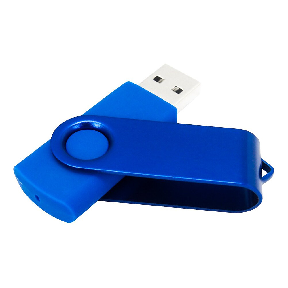USB Flash накопитель 2.0 16 Gb VDF-008 СС, пластик, металл, синий - 2