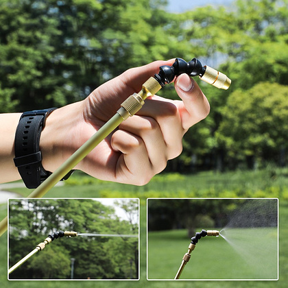 Опрыскиватель Deli GS DL581105, помповый, 5 л, черный, голубой - 2