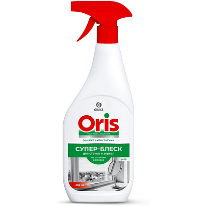 Средство для мытья окон и стекол "Oris", 600 мл, с триггером