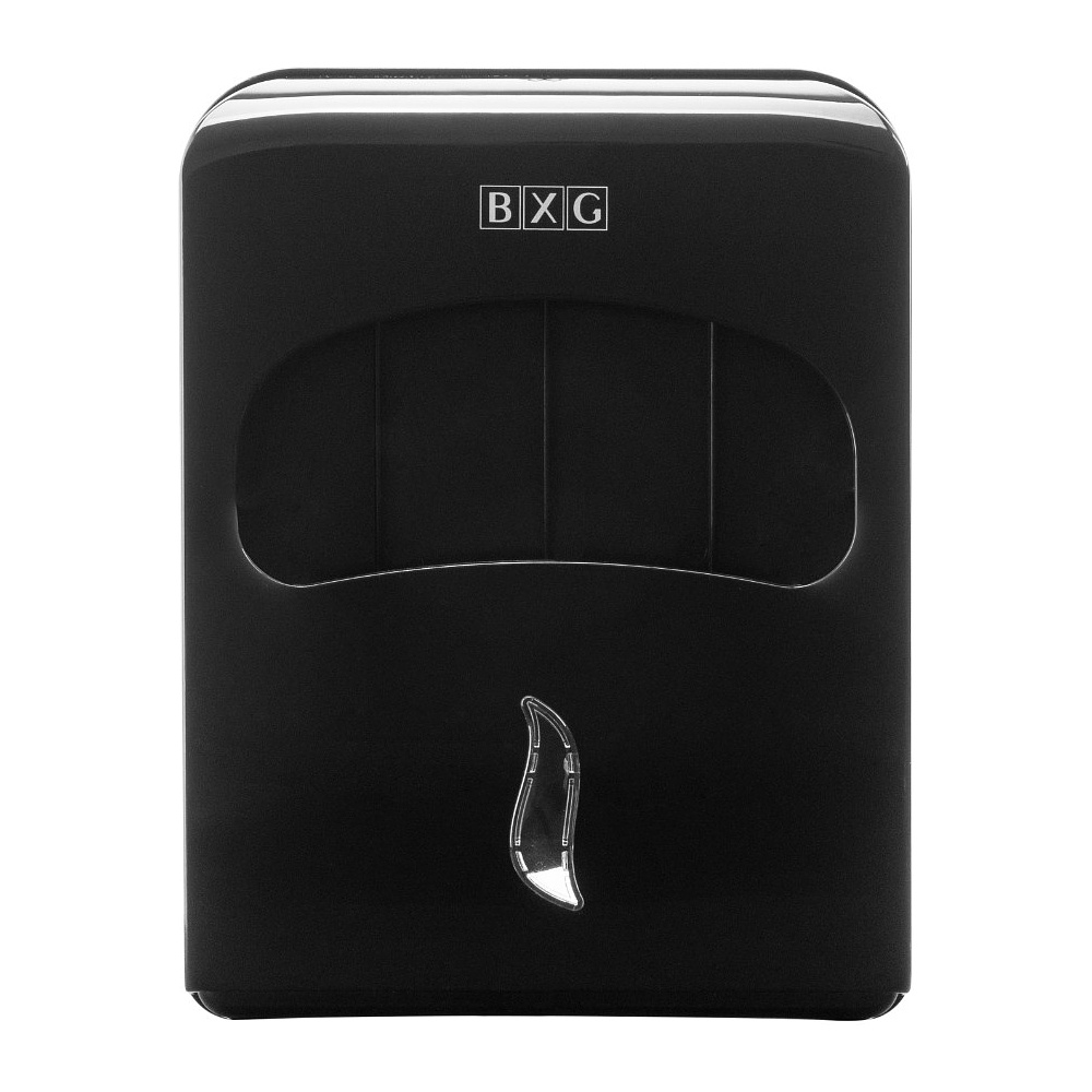 Диспенсер BXG-CD-8019В для бумажных покрытий на унитаз, черный - 4