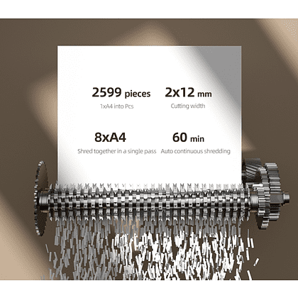 Уничтожитель Deli ET081, белый - 5