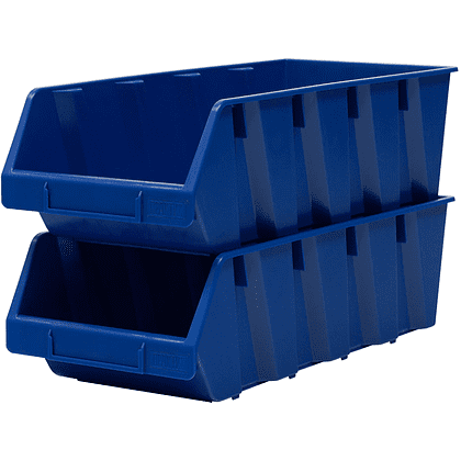 Ящик пластиковый "Практик", 500x230x150 мм, синий - 4