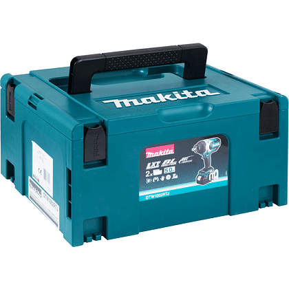 Аккумуляторный гайковерт MAKITA DTW1002RTJ, 18 В, 1050 Нм, 1/2", 5.0Ачx2, MakPac 3 - 4
