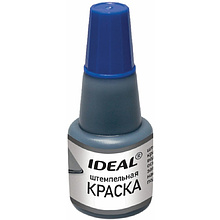 Краска штемпельная "Ideal", 24 мл., синий