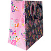 Пакет бумажный подарочный "Navy floral", 25.3x12.5x25.3 см, разноцветный - 5
