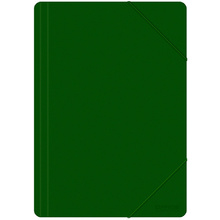 Папка на резинках "Office Products", A4, 15 мм, пластик, зелёный