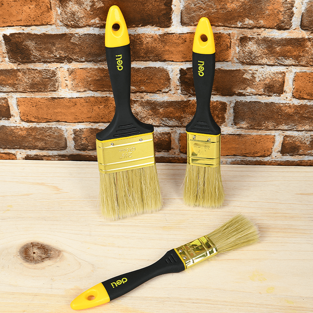 Кисть малярная Deli YS EDL509143, плоская, 2"-50 мм, смешанная щетина - 3