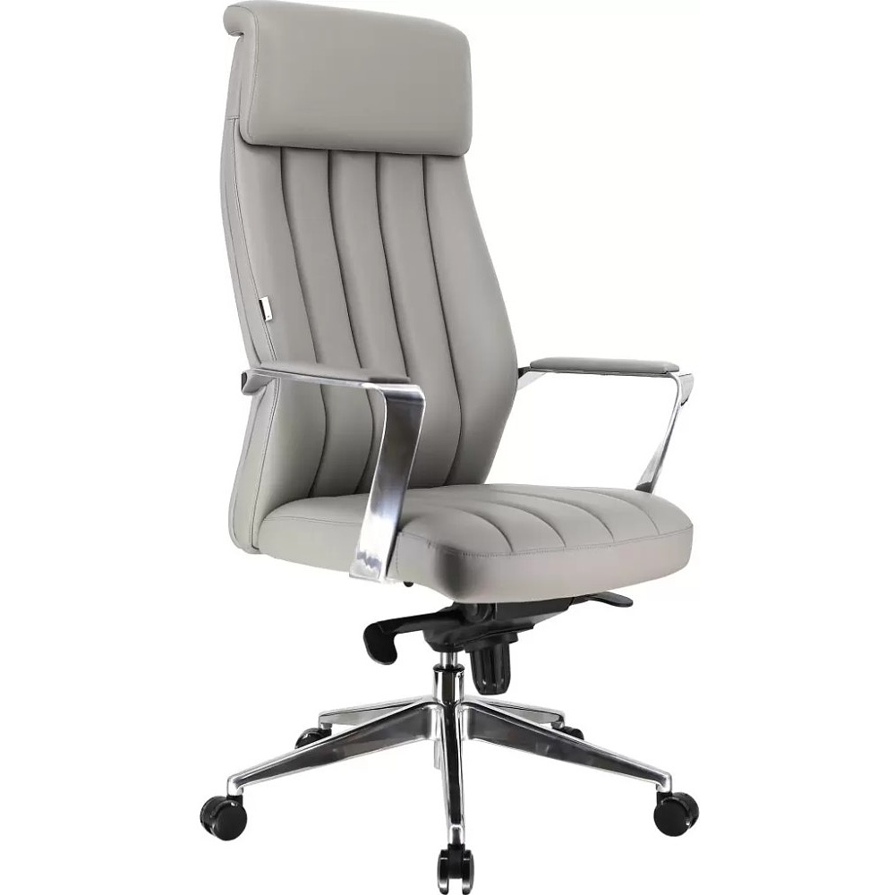 Кресло компьютерное EVERPROF Tokyo, экокожа, серый, металл