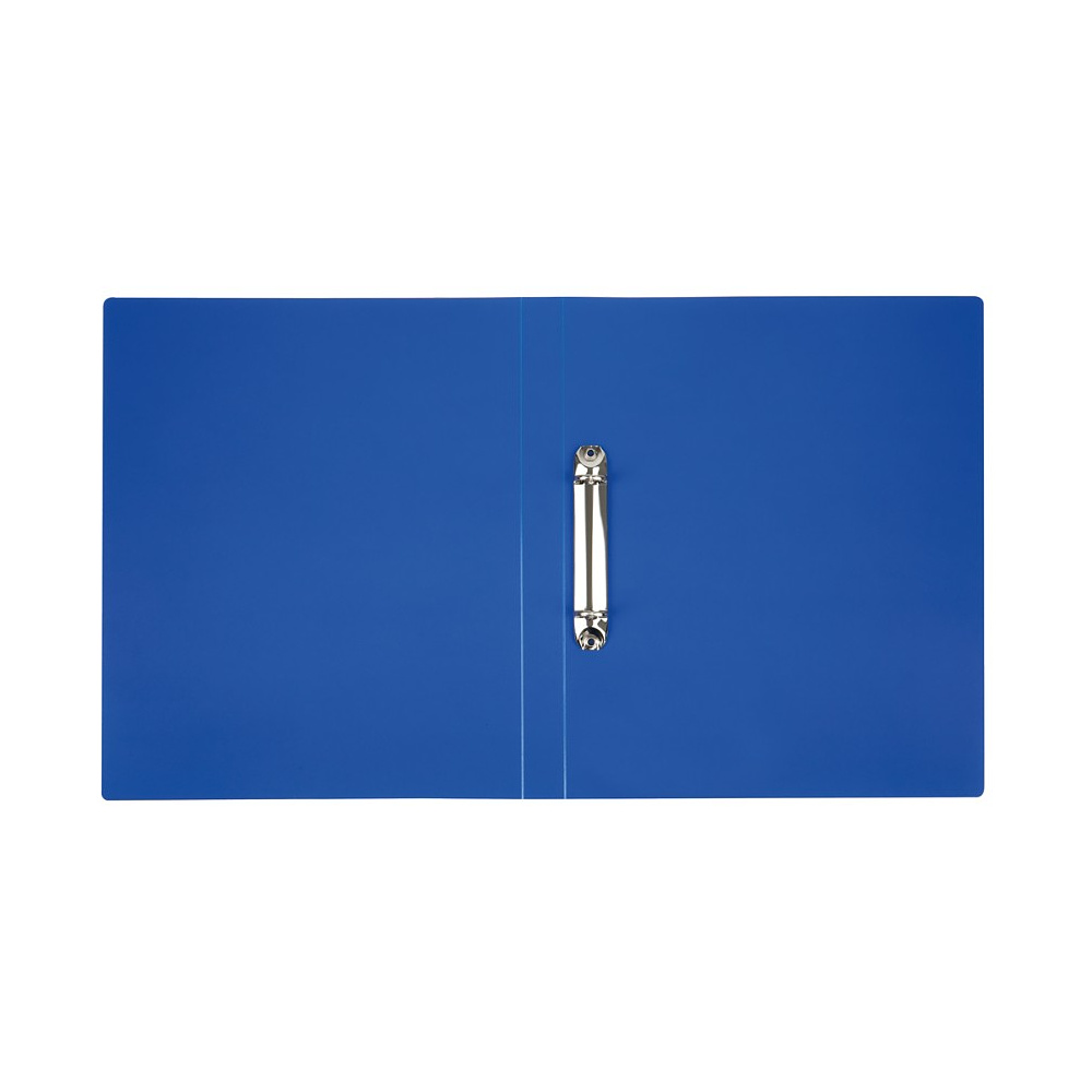 Папка на кольцах "СТАММ", А4, 2 кольца, пластик, синий - 4