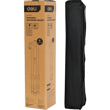 Штатив для лазерного уровня "Deli", 0,4-1,2 м., черный - 11