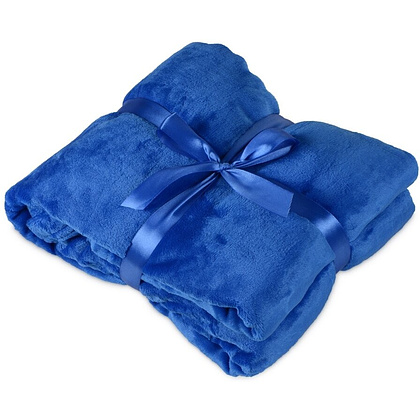 Плед "Fancy", 125х150 см, полиэстер, синий