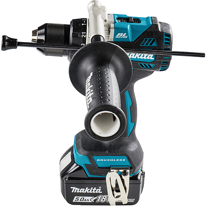 Дрель-шуруповерт аккумуляторная MAKITA DHP486RTJ, 18 В, 130 Нм, 5.0Ачx2, MakPac - 4