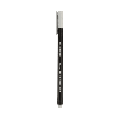 Ручка капиллярная "Sketchmarker Artist fine pen", 0.4 мм, серый простой