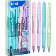 Ручка шариковая автоматическая "Extra", 0.7 мм, ассорти, стерж. синий