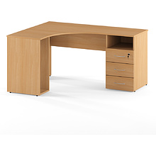 Коллекция Столица стол письменный угловой С-085/1 левый