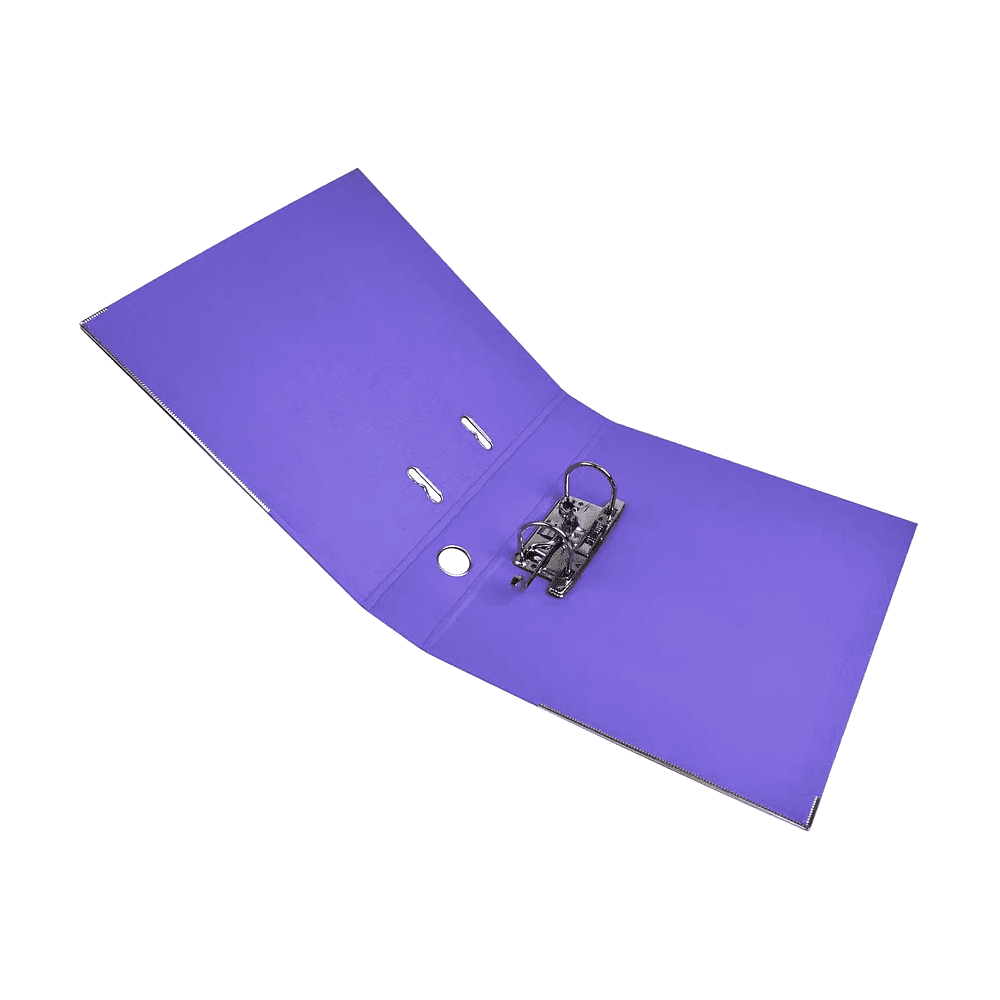 Папка-регистратор "Yesli:", А4, 50 мм, ПВХ, фиолетовый - 5