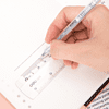 Линейка "Deli EG00112", 15 см, прозрачный - 3
