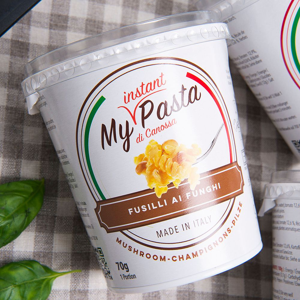 Паста фузилли "My instant pasta" со вкусом грибов, 70 г - 4