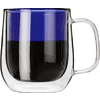 Кружка стеклянная "Ubud", 250 мл, синий, прозрачный - 2