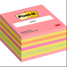 Бумага для заметок на клейкой основе "Post-it Classic. Неон", 76x76мм, 450 листов, ассорти